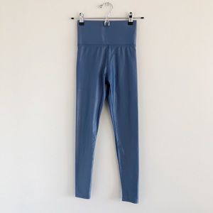 Carbon38 High Rise Takara Shine Blue Leggings XXS